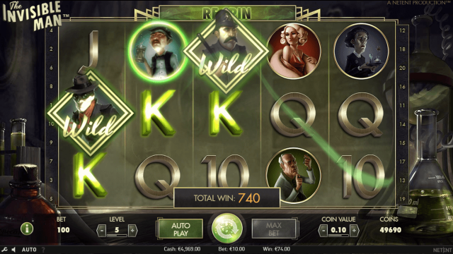 Бонусная игра The Invisible Man 6